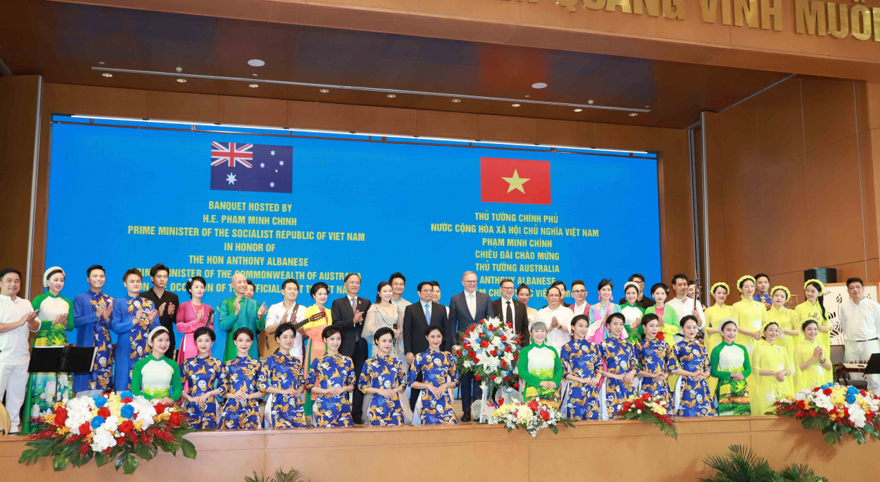  Chương trình nghệ thuật chào mừng Thủ tướng Australia Anthony Albanese thăm chính thức Việt Nam
